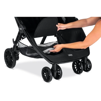 Britax B-Lively Double Stroller - Raven 8 Britax B-Lively Double Stroller - Raven - Image 8