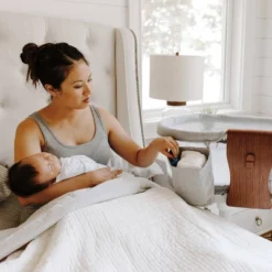 HALO Innovations BassiNest Swivel Sleeper Luxe - Dove Gray Tweed -Graco Shop GUEST c72d9639 9c0a 4288 a937 a4bbe7b76409