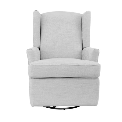 SECOND STORY HOME Hemingway Swivel Recliner Chair - Gray 2 SECOND STORY HOME Hemingway Swivel Recliner Chair - Gray - Image 2