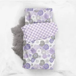 Bacati - Watercolor Floral Purple Gray 5 Pc Girls Toddler Bedding Set 12 Bacati - Watercolor Floral Purple Gray 5 Pc Girls Toddler Bedding Set -Graco Shop GUEST ca4927cc ef26 486a 9677 f0c690e84c5c