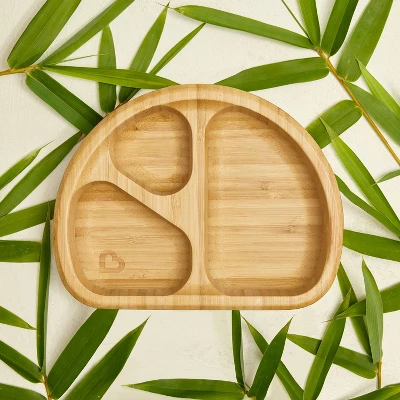 Munchkin Bamboo Divided Suction Dining Plate 2 Munchkin Bamboo Divided Suction Dining Plate - Image 2