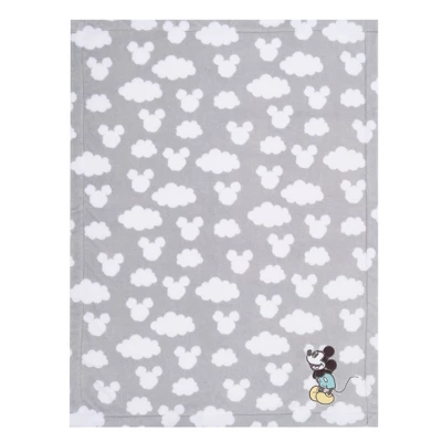Lambs & Ivy Disney Baby Moonlight Mickey Mouse Gray Soft Fleece Baby Blanket 1 Lambs & Ivy Disney Baby Moonlight Mickey Mouse Gray Soft Fleece Baby Blanket