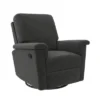Baby Relax Terrin Swivel Glider Recliner Distressed Faux Leather