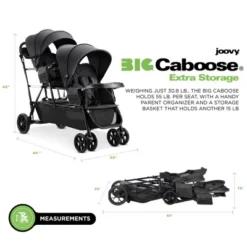 Joovy Big Caboose Triple Stroller, -Graco Shop GUEST cd176d0f 08db 4908 a2f7 d7a9e2800067
