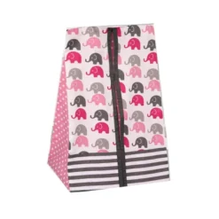 Bacati - Elephants Pink/Fuschia/Gray 4 Pc Crib Bedding Set With Diaper Caddy -Graco Shop GUEST d38dc78e 7460 4474 99b3 bd27cafb6a0e