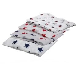 Bacati - Little Sailor Blue/Navy/Red Boys Muslin Swaddling Blankets Set Of 4 -Graco Shop GUEST d56530bf d1f2 4672 845a 36475b60b076