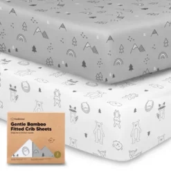 KeaBabies 2pk Fitted Crib Sheets For Boys, Girls, Organic Baby Crib Sheet, Fits Standard Nursery Crib Mattresses -Graco Shop GUEST d70086fb 66dd 4f86 9eb7 e23fd64672bf