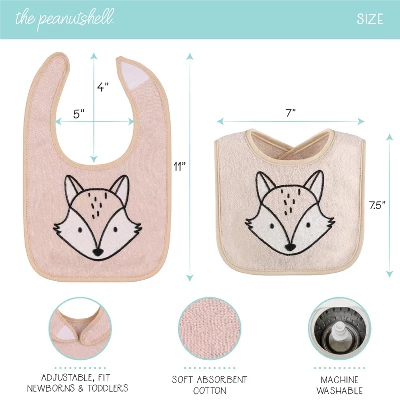 The Peanutshell Unisex Terry Bibs, 16 Pack For Feeding, Teething, Or Drooling|Neutrals 2 The Peanutshell Unisex Terry Bibs, 16 Pack For Feeding, Teething, Or Drooling|Neutrals - Image 2