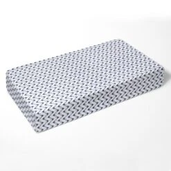 Bacati - Navy Deer Muslin 100 Percent Cotton Universal Baby US Standard Crib Or Toddler Bed Fitted Sheet