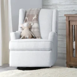 SECOND STORY HOME Hemingway Swivel Recliner Chair - White 14 SECOND STORY HOME Hemingway Swivel Recliner Chair - White -Graco Shop GUEST da6f607e 6d7b 46cf 92ba 7f3f7a3a723a