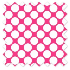Bacati - Large Dots Crib/Toddler Bed Skirt - Fuschia