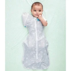 Love To Dream Swaddle Wrap - Moon And Stars Gray -Graco Shop GUEST dd019a8e 53ce 4418 8e19 cb387cd5925a