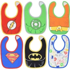 DC Comics Justice League Batman Superman Green Lantern The Flash Aquaman Baby Boys 6 Pack Bib 13 DC Comics Justice League Batman Superman Green Lantern The Flash Aquaman Baby Boys 6 Pack Bib -Graco Shop GUEST dd0d9ee2 d1db 4e37 a335 7cc0e66a86aa