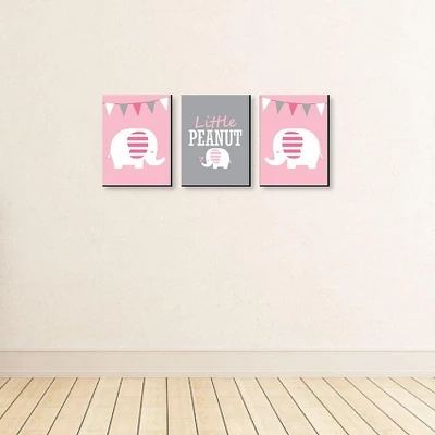 Big Dot Of Happiness Pink Elephant - Baby Girl Nursery Wall Art And Kids Room Decorations - Gift Ideas - 7.5 X 10 Inches - Set Of 3 Prints 2 Big Dot Of Happiness Pink Elephant - Baby Girl Nursery Wall Art And Kids Room Decorations - Gift Ideas - 7.5 X 10 Inches - Set Of 3 Prints - Image 2