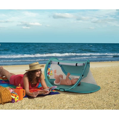 KidCo PeaPod Camp Lightweight Pop Up Child Portable Travel Bed Tent Extension With Retractable Sun Shade, Storage Pocket, And Carry Bag 3 KidCo PeaPod Camp Lightweight Pop Up Child Portable Travel Bed Tent Extension With Retractable Sun Shade, Storage Pocket, And Carry Bag - Image 3