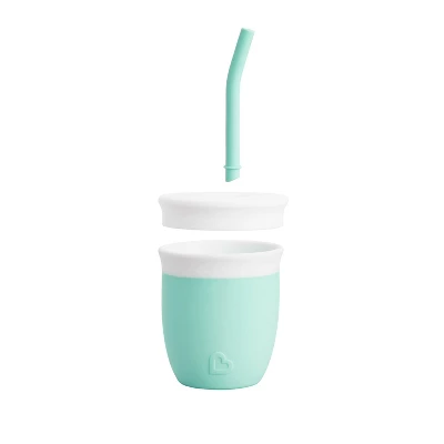 Munchkin Cest 4oz Silicone Open Portable Training Cup - Mint 4 Munchkin Cest 4oz Silicone Open Portable Training Cup - Mint - Image 4