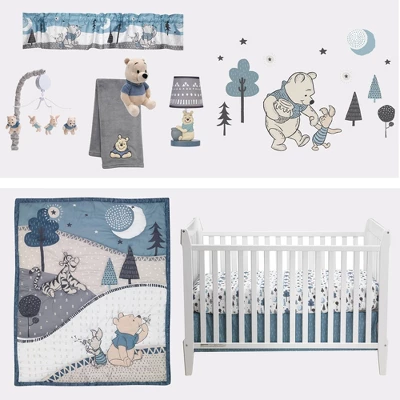 Lambs & Ivy Disney Baby Nursery Crib Bedding Set - Forever Pooh 3pc 1 Lambs & Ivy Disney Baby Nursery Crib Bedding Set - Forever Pooh 3pc