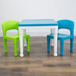 3pc Kids' 2 In 1 Square Activity Table With Chairs And 100pc Building Blocks White/Green/Blue - Humble Crew 10 3pc Kids' 2 In 1 Square Activity Table With Chairs And 100pc Building Blocks White/Green/Blue - Humble Crew -Graco Shop GUEST e3395879 05ec 4dbc ab1e 7e715efe52d9