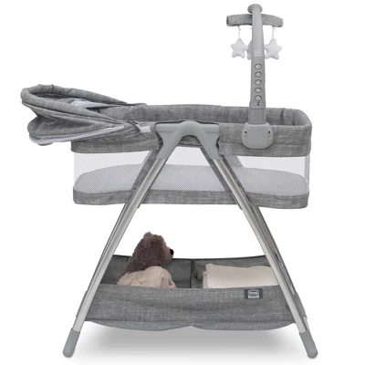 Simmons Kids' City Sleeper Bassinet - Gray Tweed 4 Simmons Kids' City Sleeper Bassinet - Gray Tweed - Image 4
