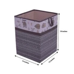 Bacati - Owls Gray/Beige Neutral Collapsible Laundry Hamper -Graco Shop GUEST e3f77835 c023 4445 b6a8 c3e14c0d83f7