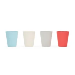 8.5oz 4pk Bamboo Fiber Kids Cups - Red Rover