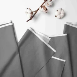 Bacati - 3 Layer Ruffled Crib/Toddler Bed Skirt - White/Blue/Gray -Graco Shop GUEST e4c51507 3288 43b3 95a1 5bc7cfe36023