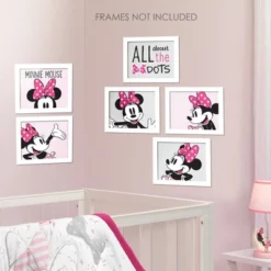 Lambs & Ivy Disney Baby Minnie Mouse Unframed Nursery/Child Wall Art -Graco Shop GUEST e77c6c86 00a0 40ae a753 0d8a5034428b