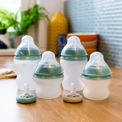 Tommee Tippee First Years Silicone Baby Bottle Set - 6ct 1 Tommee Tippee First Years Silicone Baby Bottle Set - 6ct