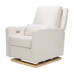 Babyletto Sigi Glider Recliner With Electronic Control And USB With Light Wood Base - Greenguard Gold Certified -Graco Shop GUEST e8f5a2c3 9eee 4caf bc01 af0592962add