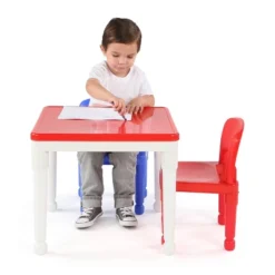 3pc 2 In 1 Square Activity Table With 2 Chairs Blue/Red - Humble Crew -Graco Shop GUEST ea1f4954 4746 4741 9367 4e173501e29d