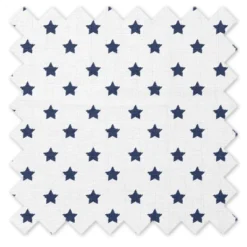 Bacati - Stars Navy Muslin 3 Pc Toddler Bed Sheet Set 100 Pecent Cotton -Graco Shop GUEST ea29e3cd 6ed2 401f a10e 3a91ea5e52c8