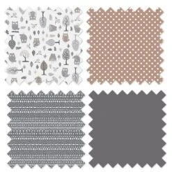 Bacati - Owls In The Woods Beige/Gray 4 Pc Crib Bedding Set With Diaper Caddy -Graco Shop GUEST ea2ff47d 533f 4f46 a57f 81fb2851d652 2