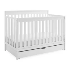 Delta Children Mercer Deluxe 6-in-1 Convertible Crib With Underdrawer Storage - Bianca White -Graco Shop GUEST ea707b38 89f5 4c0c 9f84 3d6371536b61