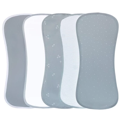 Ely's & Co. Hourglass Shape Fleece Burp Cloths 5 Piece Set 8 Ely's & Co. Hourglass Shape Fleece Burp Cloths 5 Piece Set - Image 8