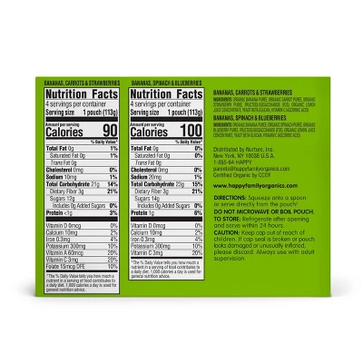 HappyTot Super Bellies Pouches - 8pk 2 HappyTot Super Bellies Pouches - 8pk - Image 2