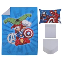 4pc Toddler Marvel Team Avengers Bedding Set -Graco Shop GUEST ec743705 1481 4848 8dd4 fd53ee29b8a8