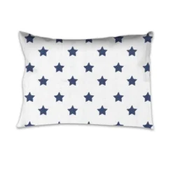 Bacati - Stars Navy Muslin 3 Pc Toddler Bed Sheet Set 100 Pecent Cotton -Graco Shop GUEST eccb37d7 545e 4920 9171 3b5080243e90
