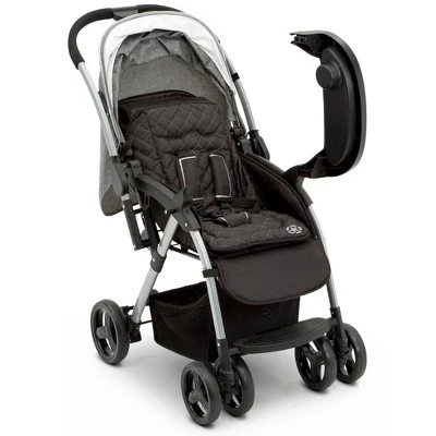 Jeep By Delta Children Unlimited Reversible Handle Stroller - Gray Tweed 9 Jeep By Delta Children Unlimited Reversible Handle Stroller - Gray Tweed - Image 9