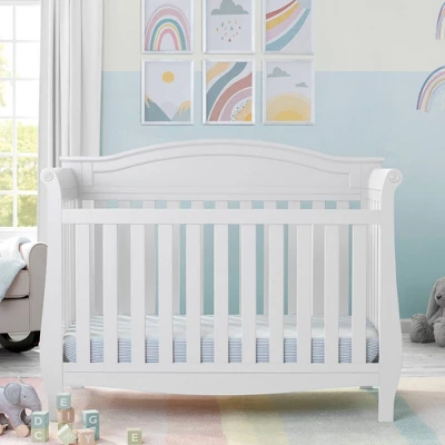 Delta Children Lancaster 4-in-1 Convertible Crib - Bianca White 1 Delta Children Lancaster 4-in-1 Convertible Crib - Bianca White