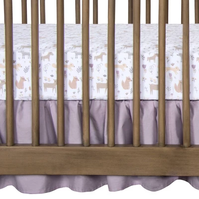 Trend Lab Crib Bedding Set - Forest Garden - 4pc 3 Trend Lab Crib Bedding Set - Forest Garden - 4pc - Image 3