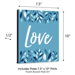 Big Dot Of Happiness Blue Elegant Cross - Nursery Wall Art, Kids Room Decor And Home Decorations - Gift Ideas - 7.5 X 10 Inches - Set Of 3 Prints -Graco Shop GUEST ee717f82 56a5 497a 9c99 331b00176f32