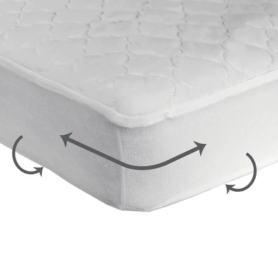 Sealy Cooling Moisture Wicking Waterproof Crib Mattress Pad - White 2 Sealy Cooling Moisture Wicking Waterproof Crib Mattress Pad - White - Image 2