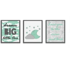 Bacati - Clouds In The City Mint/Gray 10 Pc Crib Bedding Set With Long Rail Guard Cover -Graco Shop GUEST eec51f47 5b18 46bd af8b 36eadb3ca51a