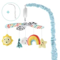 The Peanutshell Blue Look Up Musical Mobile For Boys And Girls -Graco Shop GUEST eff35056 5956 4b25 ab22 13952c42c107