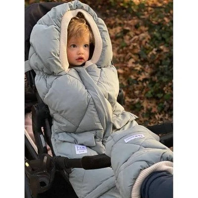 7AM Enfant Stroller Warmmuffts - Benji Mirage Blue 3 7AM Enfant Stroller Warmmuffts - Benji Mirage Blue - Image 3