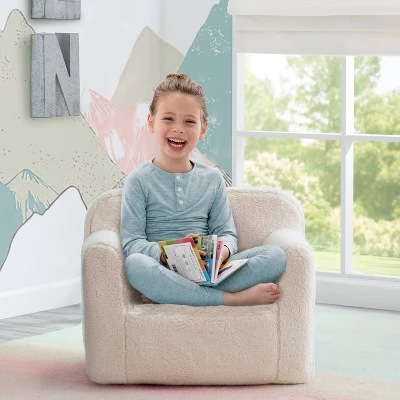 Delta Children Kids' Cozee Sherpa Chair - 18 Months And Up 2 Delta Children Kids' Cozee Sherpa Chair - 18 Months And Up - Image 2