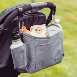 Diono Buggy Buddy XL Universal Stroller Organizer, Cup Holders, Secure Attachment, Zip Pockets, Gray -Graco Shop GUEST f41cbb05 4dd7 461b ac75 2009492e2293