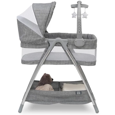 Simmons Kids' City Sleeper Bassinet - Gray Tweed 3 Simmons Kids' City Sleeper Bassinet - Gray Tweed - Image 3