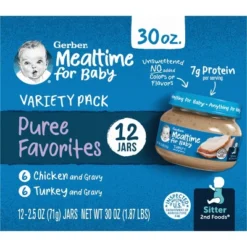 Gerber Meats Variety Pack Baby Meals - 30oz/12pk 7 Gerber Meats Variety Pack Baby Meals - 30oz/12pk -Graco Shop GUEST f46c5757 fa54 4577 adf7 59d07259533d