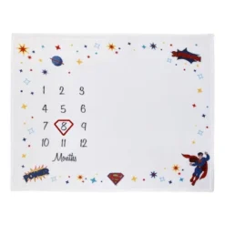 Warner Bros. Superman Milestone Baby Blanket